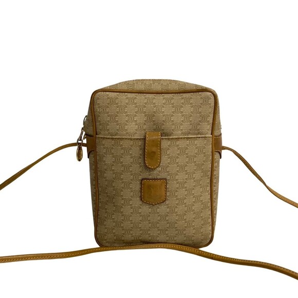 Celine Macadam Crossbody Bag  Leather Crossbody Bag in Good condition - Picture 3 of 9